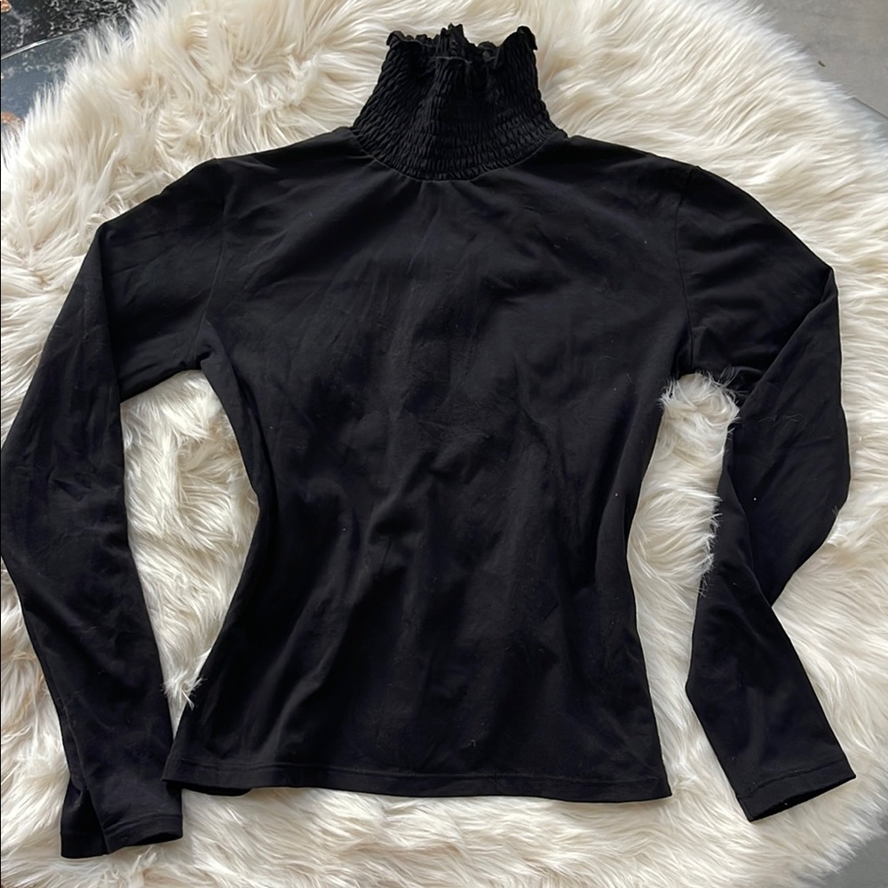 Elegant Black Turtleneck Top